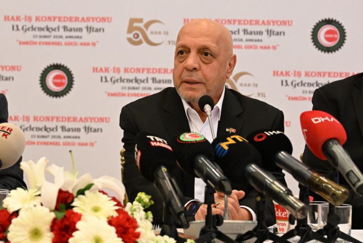HAK-İŞ Başkanı Arslan’dan Asgari Ücret Komisyonu Uyarısı
