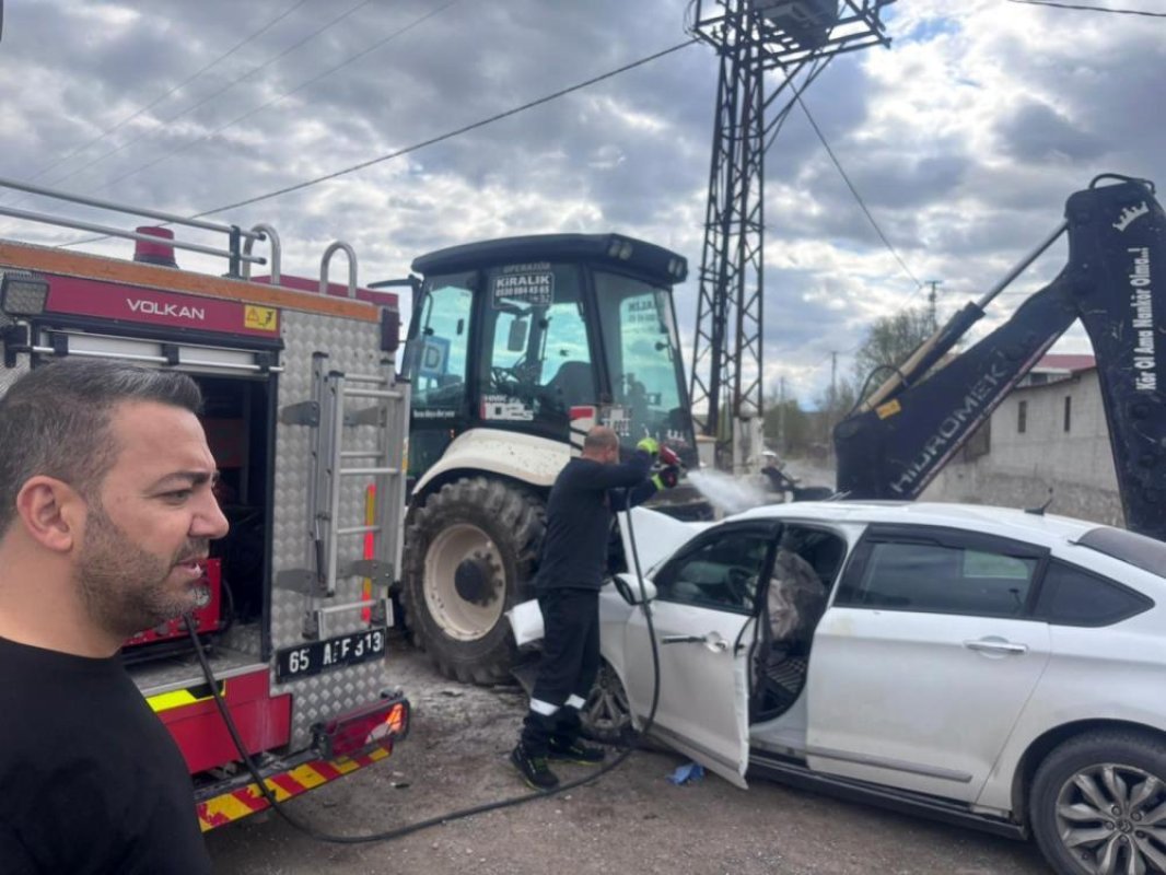 Van'da trafik kazası: 1 yaralı