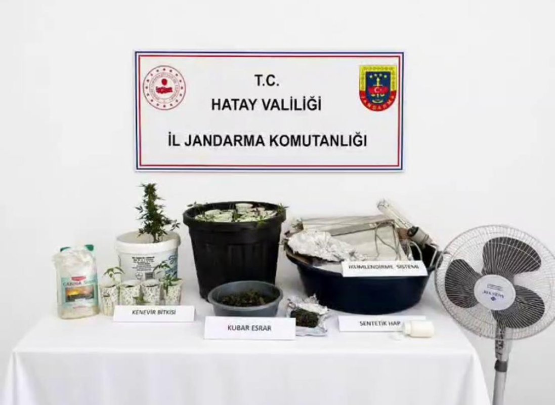 Evine İklimlendirme Sistemi Kuran Uyuşturucu Taciri Yakayı Ele Verdi