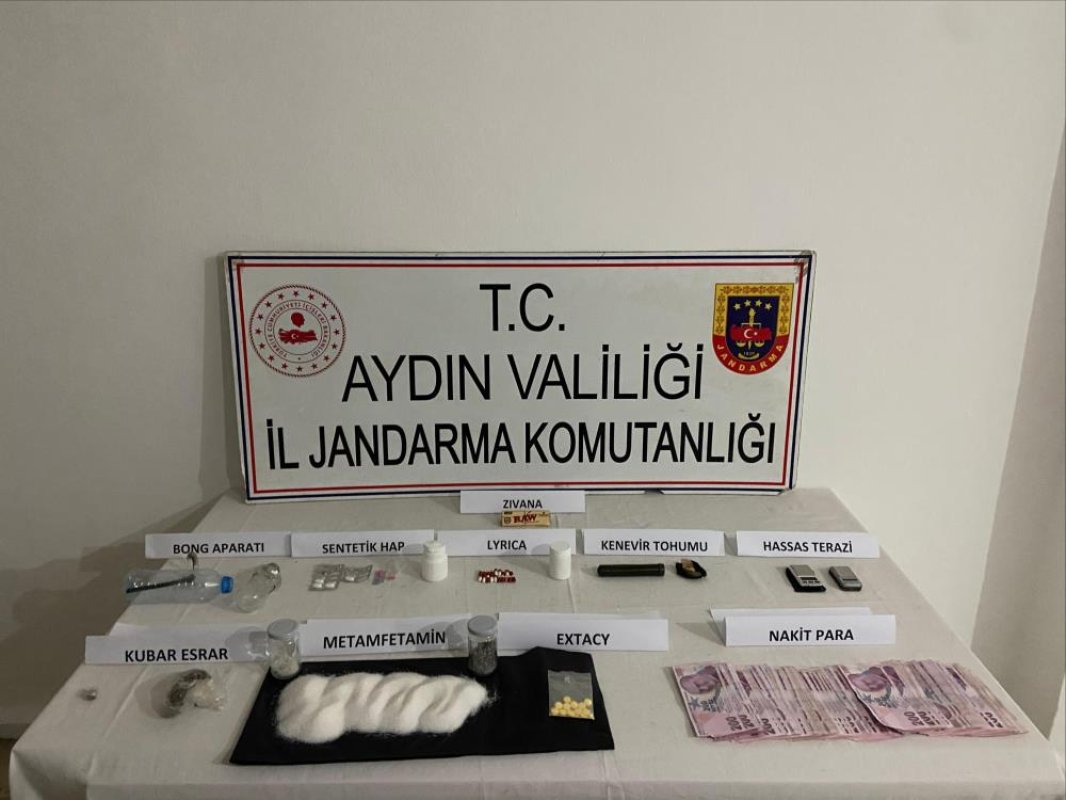 Germencik'te Uyuşturucu Baskını: 5 Gözaltı
