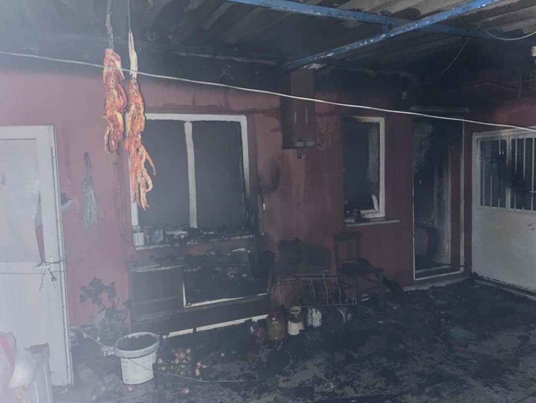 Sobadan Çıkan Kıvılcım Evi Küle Çevirdi