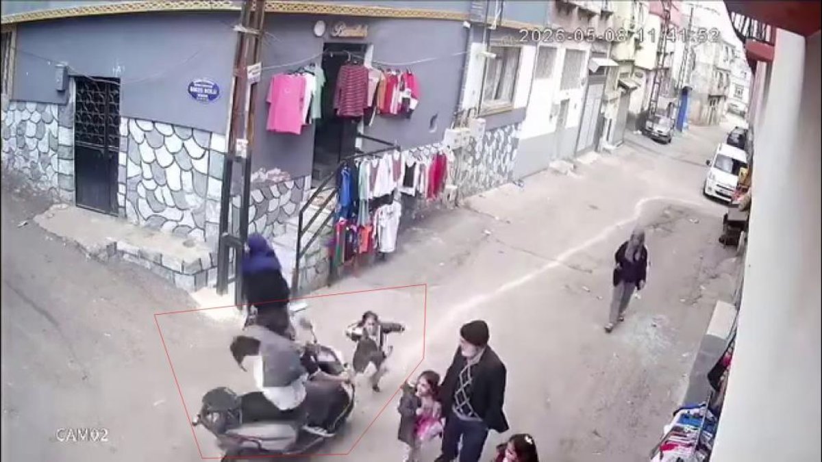 Gaziantep'te Dehşete Düşüren Kaza: Motosiklet Küçük Kıza Çarpıp Kaçtı