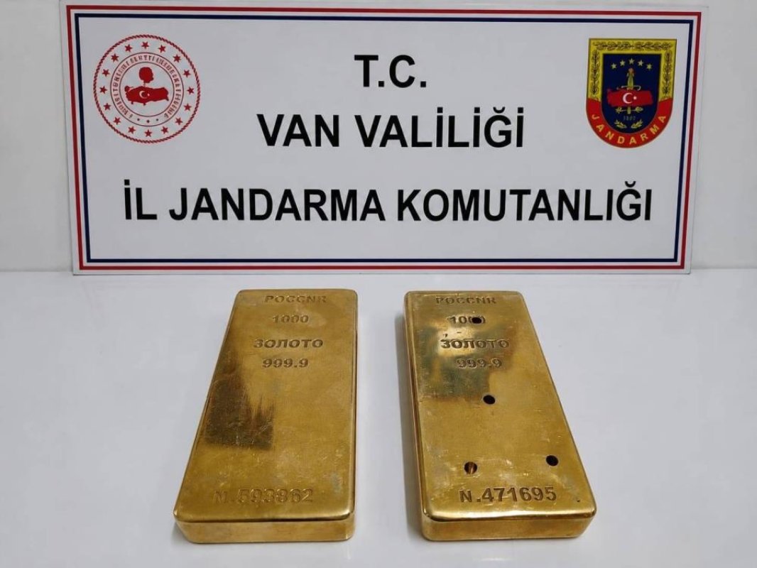 Van’da 2 Kilo Külçe Altın Ele Geçirildi