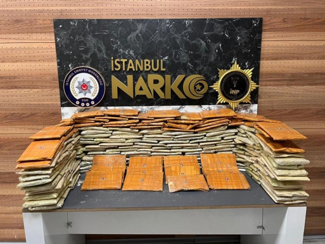 İstanbul’da Uyuşturucu Operasyonu: 92 Kilo Eroin Ele Geçirildi