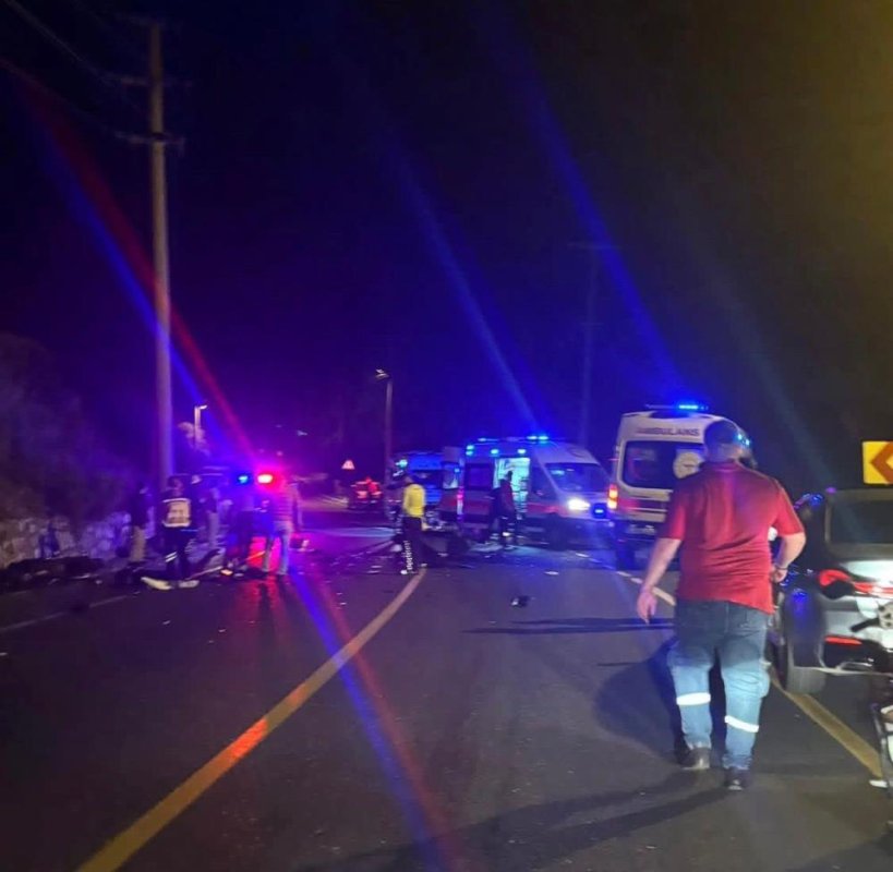 Marmaris’te Trafik Kazası: 2 Ölü