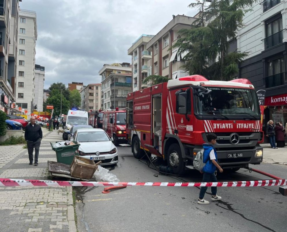Maltepe'de Depo Yangını