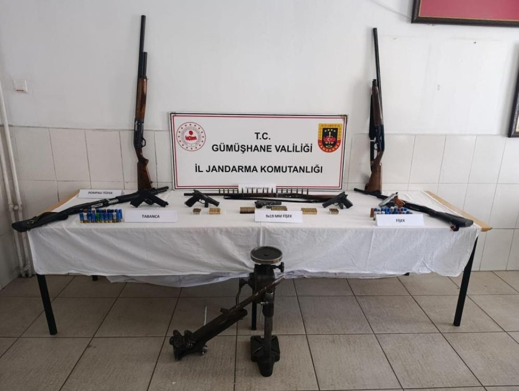 Gümüşhane’de Jandarmadan Silah Operasyonu