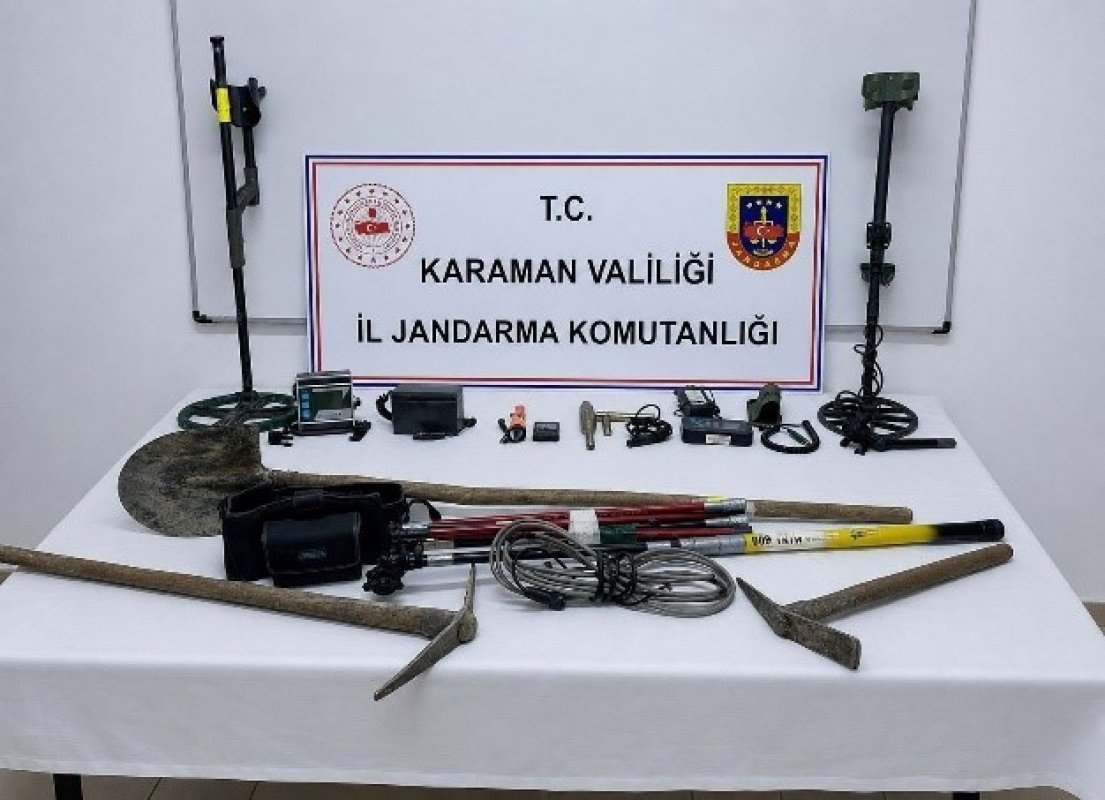 Karaman'da Tarihi Eser Ele Geçirildi: 12 Tutuklama
