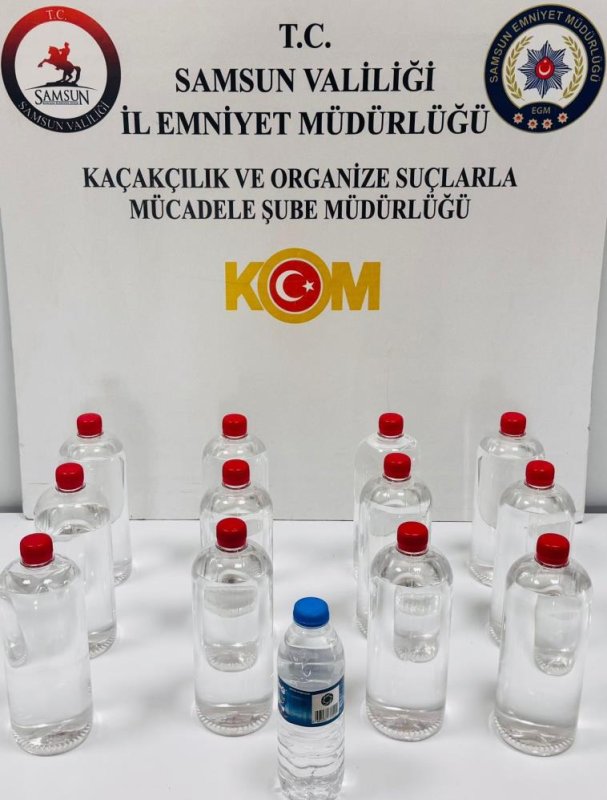 Sahte Alkol Operasyonu: 12 Litre Etil Alkol Ele Geçirildi