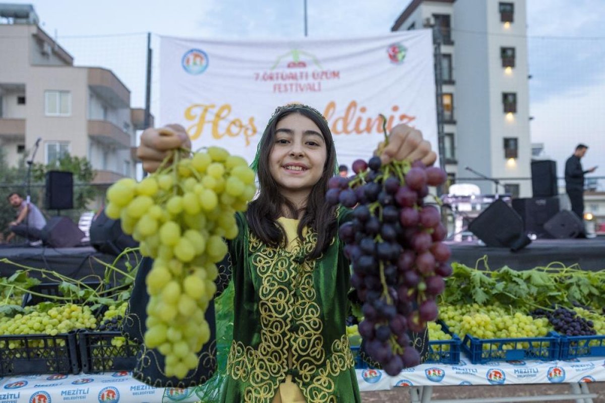 Mersin'de 7. Örtüaltı Üzüm Festivali Coşkusu
