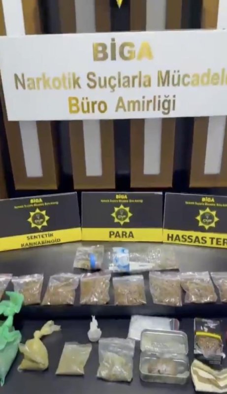 Çan'da Uyuşturucu Operasyonunda 4 Tutuklama