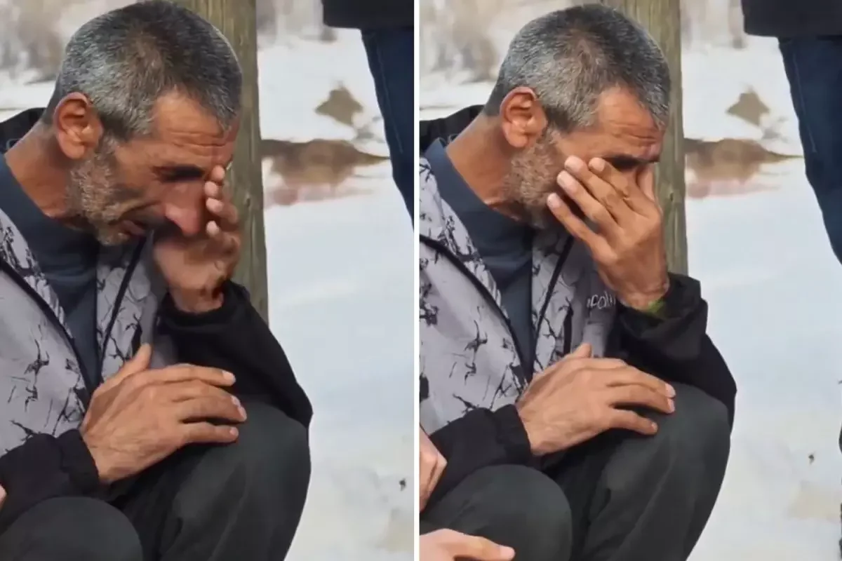Engelli Adamın Hali Yürek Burktu