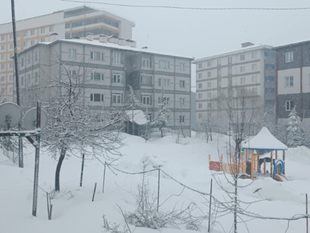 Bitlis nisan ayında yeniden beyaza büründü