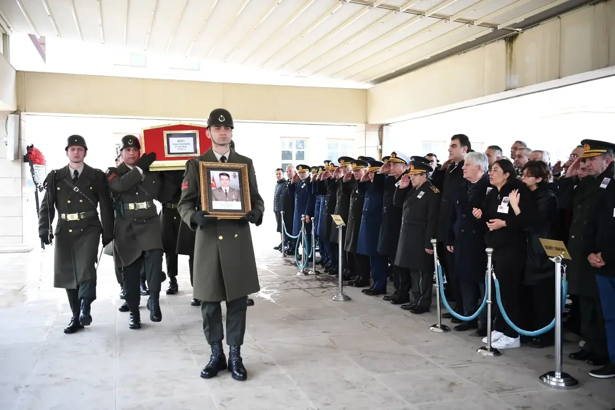 Şehit Binbaşı Sinan Taştekin İçin Tören Düzenlendi