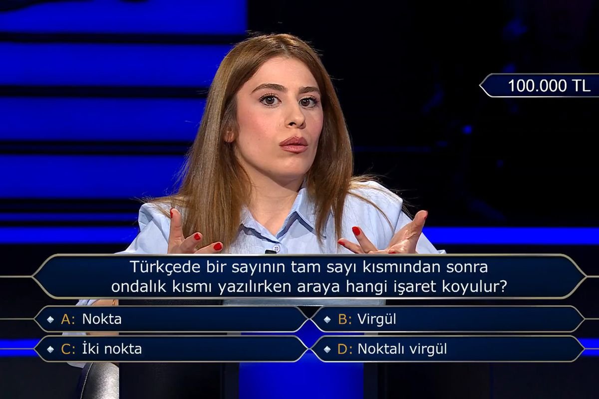 Milyoner'de Edebiyat Mezununu Terleten Dil Bilgisi Sorusu! Son Jokerini Kullandı