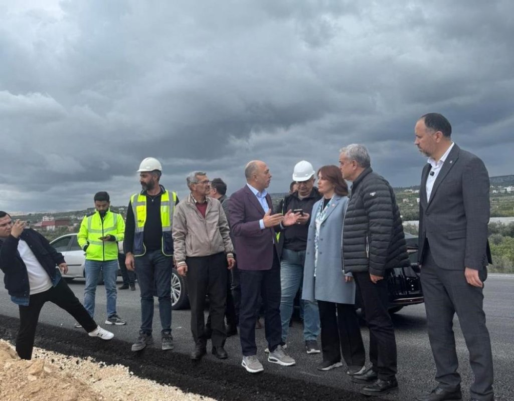 Çeşmeli-Kızkalesi Otoyolu Çalışmaları Sahada Denetlendi