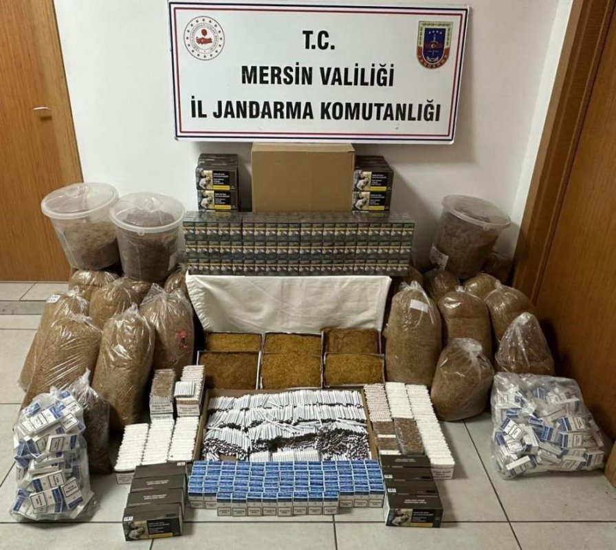 Mersin’de Kaçak Sigara Operasyonu