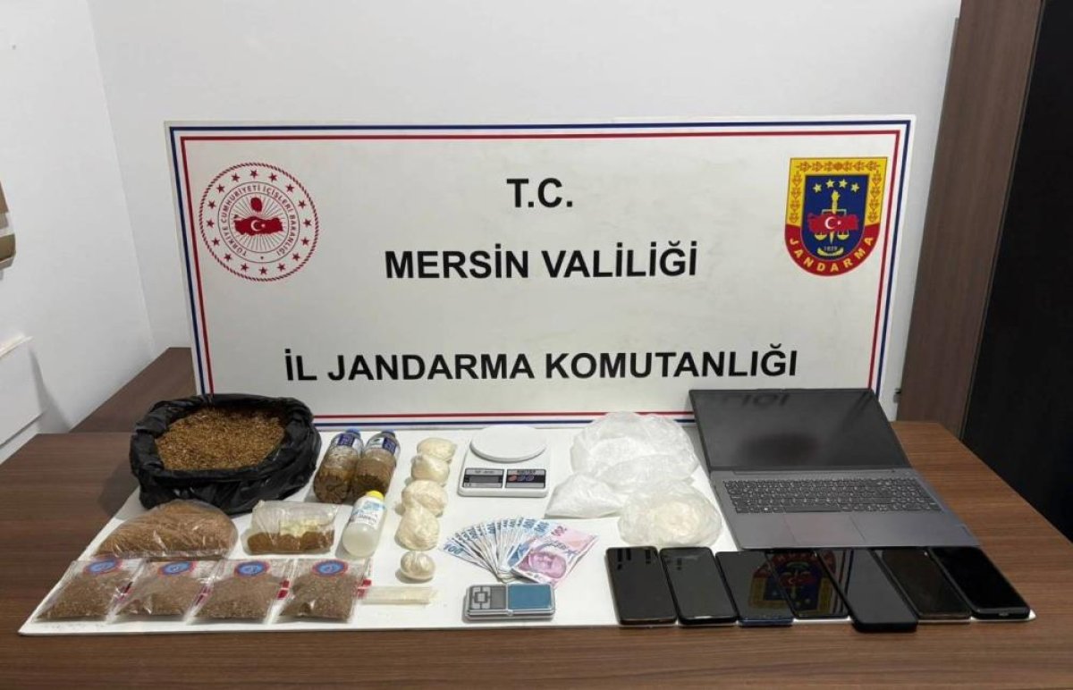 Mersin’de Uyuşturucu Operasyonu: 4 Şüpheli Tutuklandı