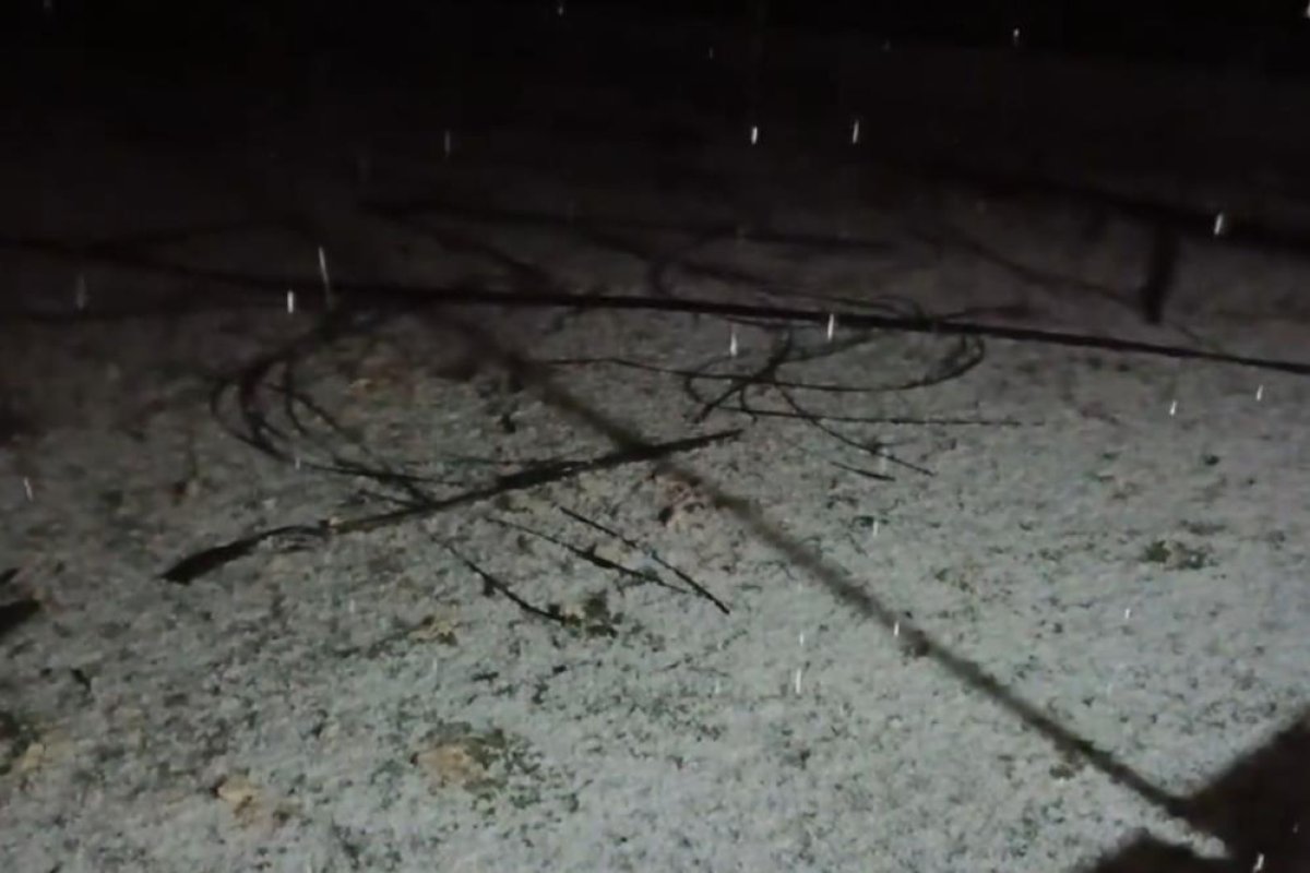 Mersin'de Dolu Yağışı Etkili Oldu