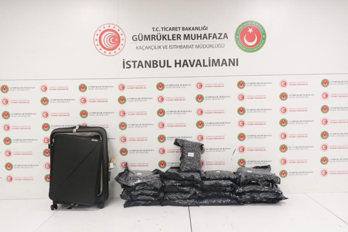 İstanbul Havalimanı'nda Uyuşturucu Operasyonu: 22,5 Kilogram Esrar Ele Geçirildi