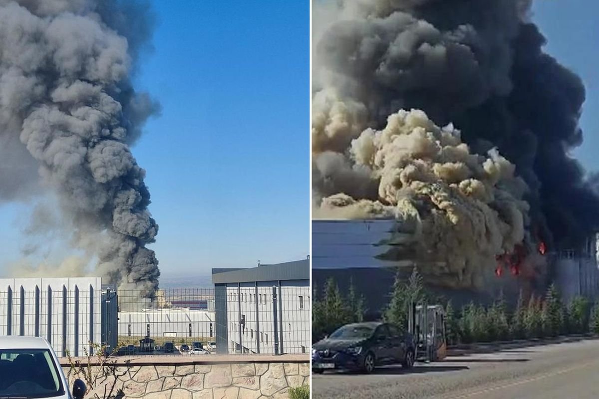 Başkent'te Korkutan Yangın! Dumanlar Gökyüzünü Kapladı